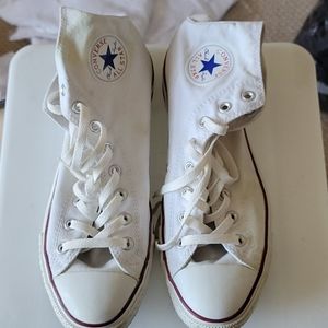 Converse classic white chuck Taylors men's size 10